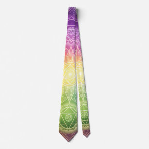 The 7 Chakras'9 Tie