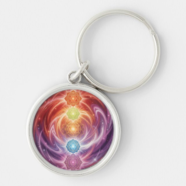 The 7 Chakras´10 Key Ring (Front)