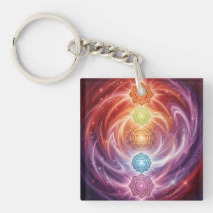 The 7 Chakras´10 Key Ring