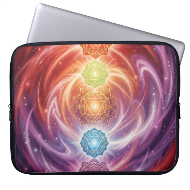 The 7 Chakras´10 Laptop Sleeve (Front)