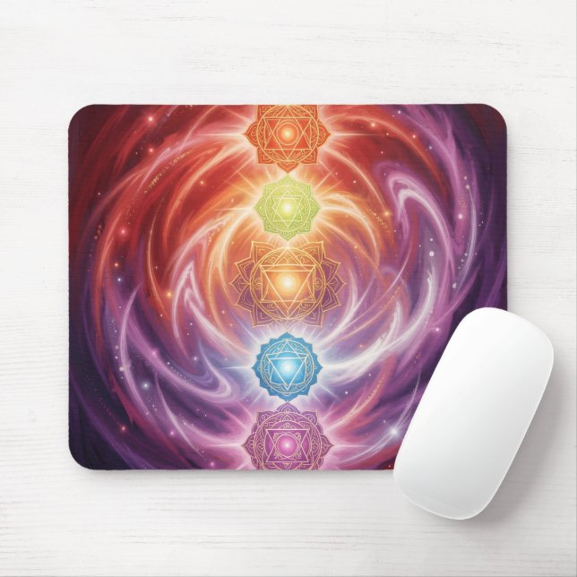 The 7 Chakras´10 Mouse Mat (With Mouse)