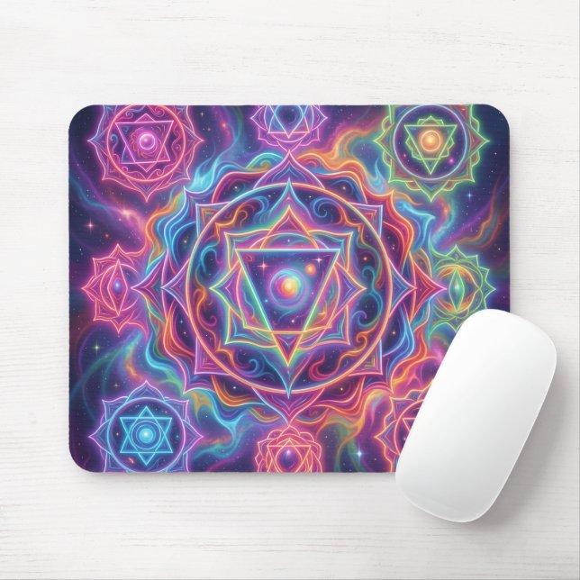 The 7 Chakras´10 Mouse Mat (With Mouse)