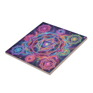 The 7 Chakras´10 Tile