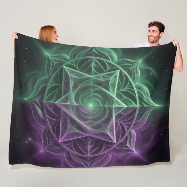 The 7 Chakras´1 Fleece Blanket (In Situ)