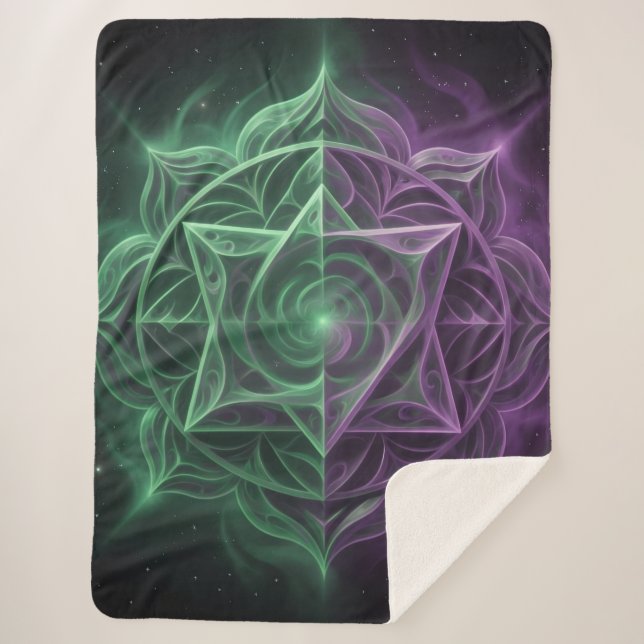 The 7 Chakras´1 Sherpa Blanket (Front)