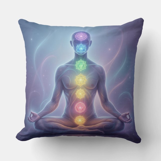 The 7 Chakras´2 Cushion (Front)