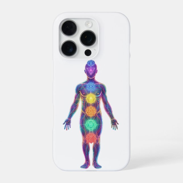 The 7 Chakras´2 iPhone Case (Back)