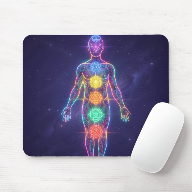 The 7 Chakras´2 Mouse Mat (With Mouse)