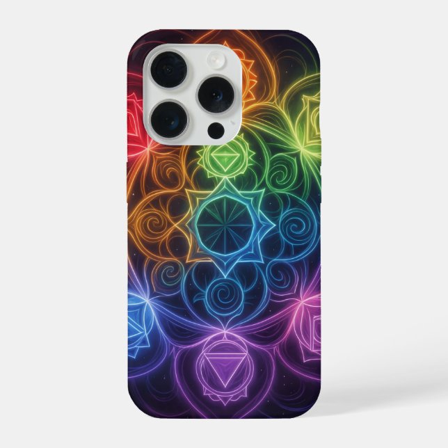 The 7 Chakras´3 iPhone Case (Back)