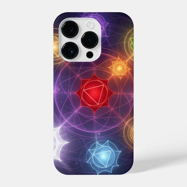 The 7 Chakras´3 iPhone Case (Back)