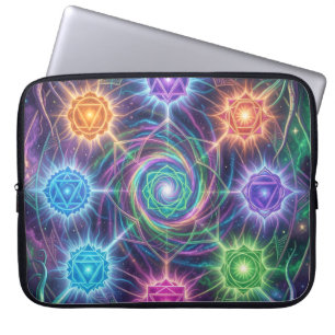The 7 Chakras´5 Laptop Sleeve