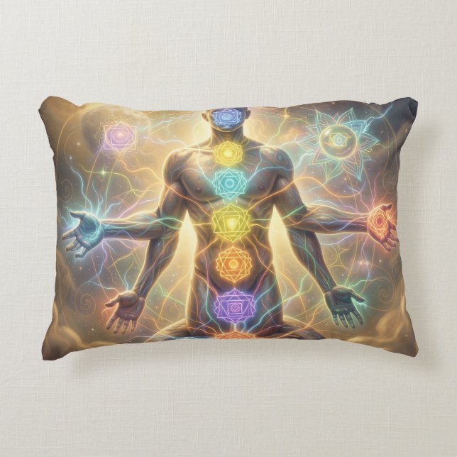 The 7 Chakras´7 Decorative Cushion (Front)