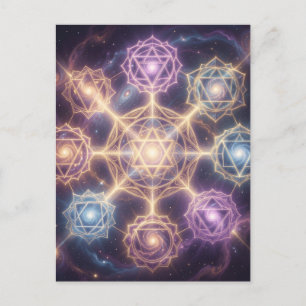 The 7 Chakras 7 Postcard