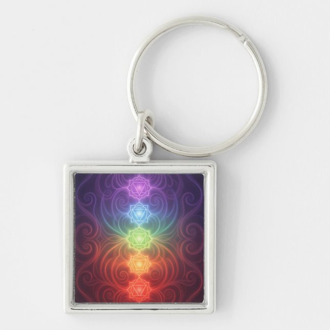 The 7 Chakras´9 Key Ring (Front)