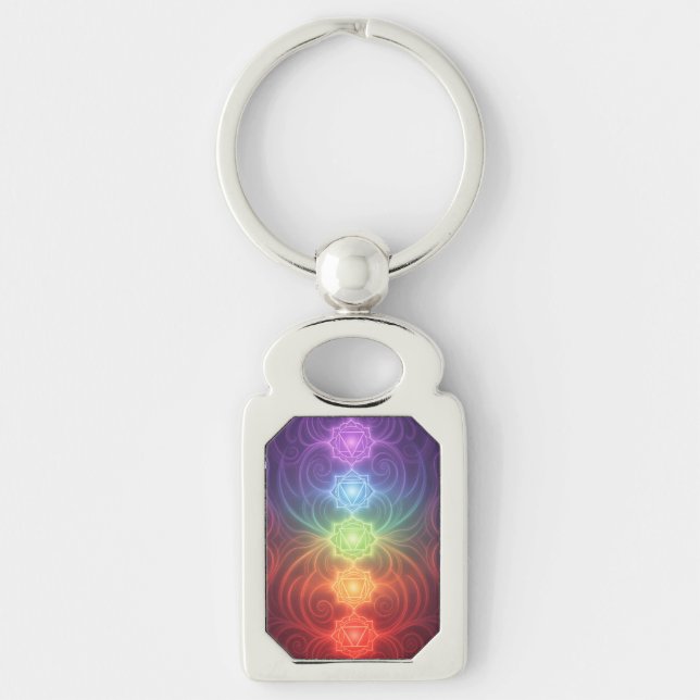 The 7 Chakras´9 Key Ring (Front)