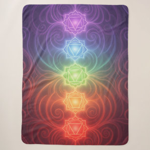 The 7 Chakras´9 Sherpa Blanket