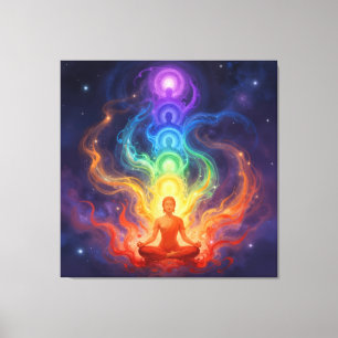 The 7 Chakras Canvas Print