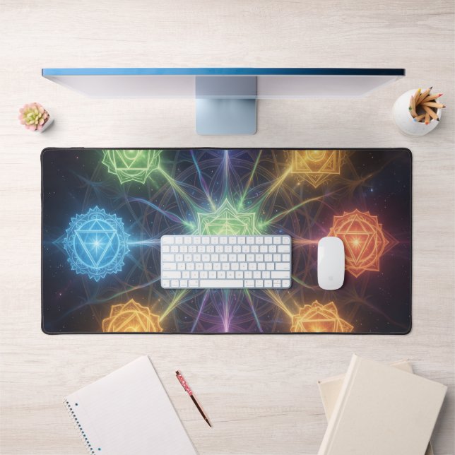 The 7 Chakras Desk Mat (Office 1)