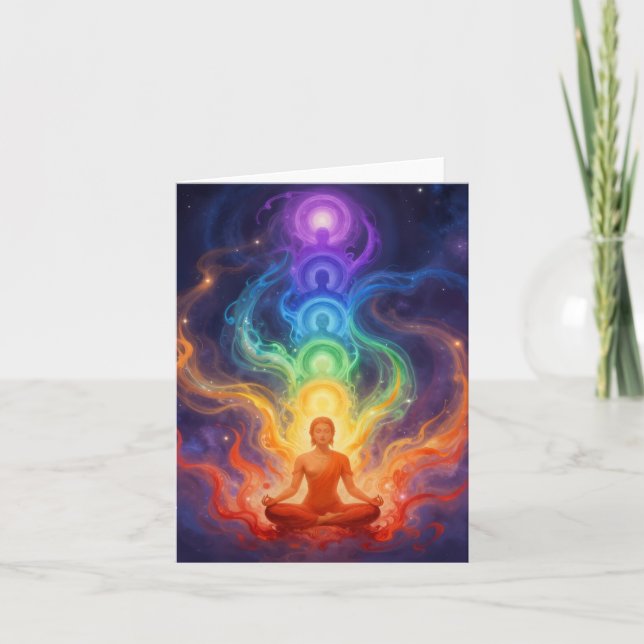 The 7 Chakras Holiday Card (Front)