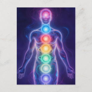 The 7 Chakras Postcard