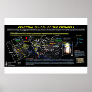 The 7 Churches of Asia - Cosmic Pattern 1 Poster