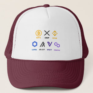 The 7 Crypto Design  Trucker Hat