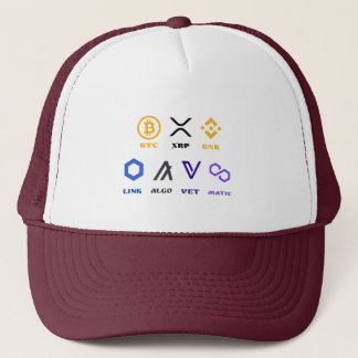 The 7 Crypto Design  Trucker Hat