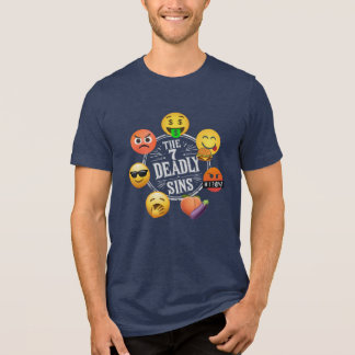 The 7 Deadly (Emoji) Sins Tri-Blend Shirt