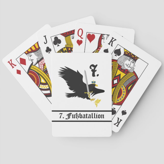 The 7. Fuß Card Deck (Back)