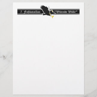 The 7. Fuß Custom Letterhead