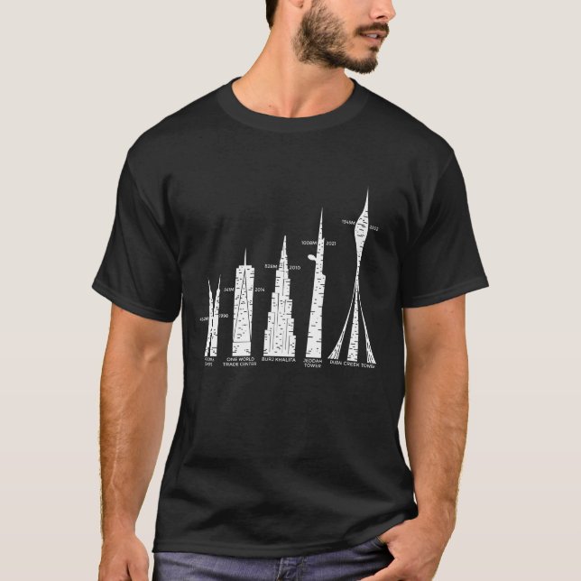the 7 largest buildings in the world T-Shirt (Front)