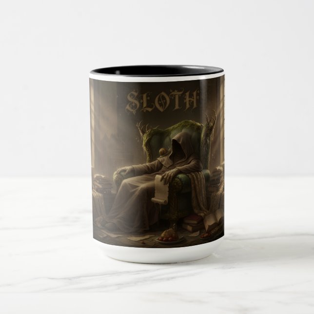 The 7 Virtues of Satan: Sloth Mug (Center)