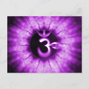 The 7th chakra postcard