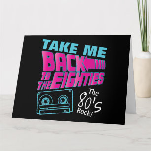 The 80's Rock Card