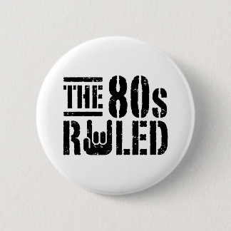The 80s Ruled 6 Cm Round Badge