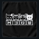 THE 8-BIT CATS M30W BANDANA<br><div class="desc">MEOW MEOW MEOW MEOW
Globe Trotters specialises in idiosyncratic imagery from around the globe. Here you will find unique Greeting Cards, Postcards, Posters, Mousepads and more.</div>