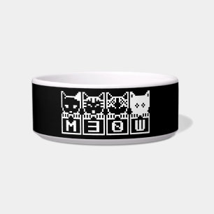 THE 8-BIT CATS M30W BOWL