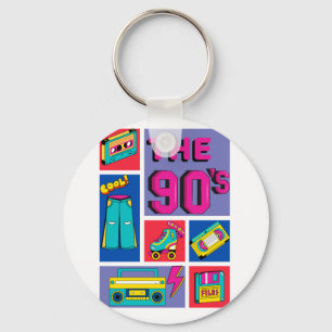 The 90's  key ring