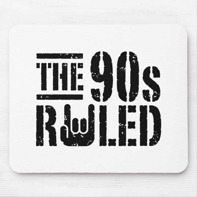 The 90s Ruled Mouse Mat (Front)