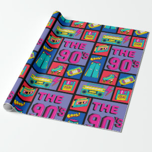 The 90's wrapping paper