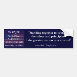 The 9-12 Project Bumper Sticker