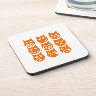 The 9 Lives of the Emoji Cat Coaster