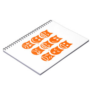 The 9 Lives of the Emoji Cat Notebook