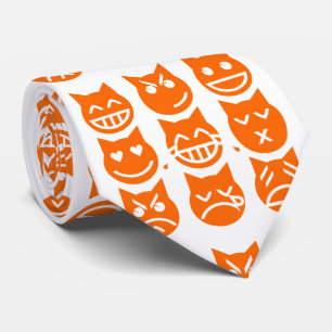 The 9 Lives of the Emoji Cat Tie