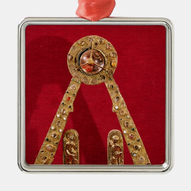 The 'A' of Charlemagne Metal Tree Decoration (Front)