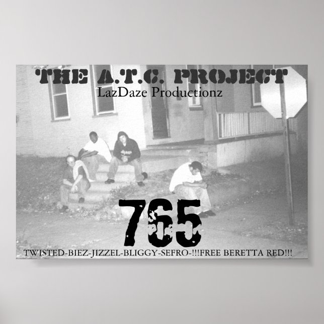 THE A.T.C. PROJECT 765 POSTER (Front)