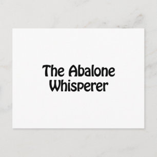The abalone whisperer postcard
