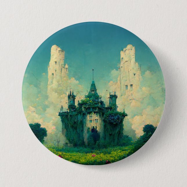 The Abandoned Chateau Fantasy Sci-Fi 7.5 Cm Round Badge (Front)