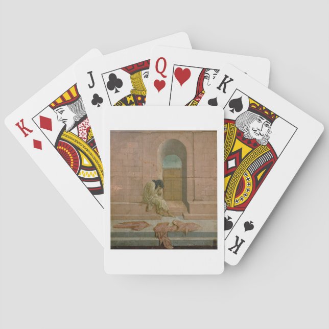 The Abandoned (oil on panel) Playing Cards (Back)