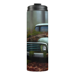 The Abandoned Truck  Digital Art   Thermal Tumbler